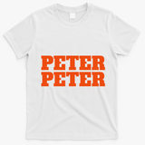 Peter Peter Pumpkin Eater Halloween Couples Costume T-Shirt - White