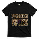 Pumpkin Spice Lover Fall T-Shirt - Black