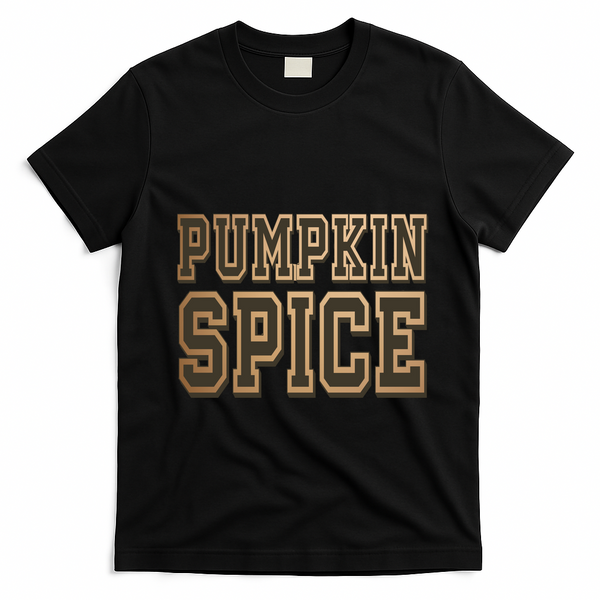 Pumpkin Spice Lover Fall T-Shirt - Black