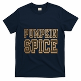 Pumpkin Spice Lover Fall T-Shirt - Navy Blue