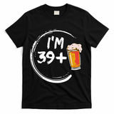 Retro 40th Birthday Beer Lover T-Shirt - Black