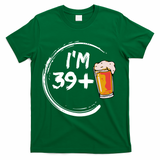 Retro 40th Birthday Beer Lover T-Shirt - Green