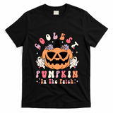 Retro Coolest Pumpkin In The Patch Halloween Gift T-Shirt - Black