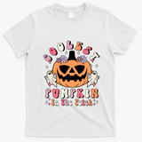 Retro Coolest Pumpkin In The Patch Halloween Gift T-Shirt - White