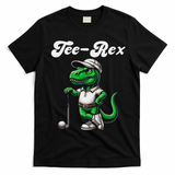 Rex Golf T Rex Dinosaur 's Golfing T-Shirt - Black