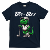 Rex Golf T Rex Dinosaur 's Golfing T-Shirt - Navy Blue