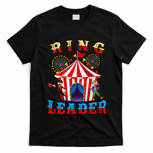 Ring Leader Costume Circus Staff Carnival T-Shirt - Black