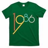 Retro Vintage Style 1986 40th Birthday T-Shirt - Green