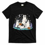 Spooky and Adorable Black Cat Halloween Costumes T-Shirt - Black