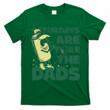 Saturdays Are Fore The Dads Golf T-Shirt - Irish Green