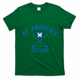 St. Andrews Scotland Golf T-Shirt - Irish Green