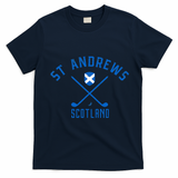 St. Andrews Scotland Golf T-Shirt - Navy Blue