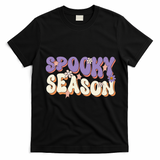 Spooky Season Cute Halloween Vibe Gift T-Shirt - Black