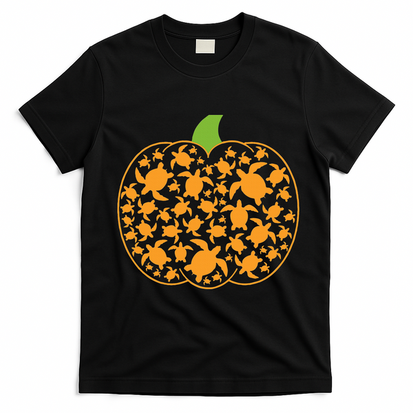Sea Turtle Halloween Costume Spooky Ocean Theme T-Shirt - Black