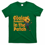 The Coolest Pumpkin In The Patch Kids Pumpkin Halloween T-Shirt - Irish Green
