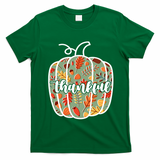 Thankful Fall Nature Pumpkin T-Shirt - Irish Green