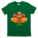 Turkey Football Thanksgiving T-Shirt - Irish Green