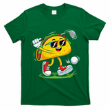 Taco Golf Player Cinco De Mayo Food Fiesta Mexican Golfer T-Shirt - Irish Green