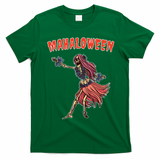 Tropical Halloween Party Mahaloween Hula T-Shirt - Irish Green