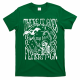 There It Goes My Last Flying F Halloween Skeleton T-Shirt - Irish Green