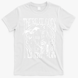 There It Goes My Last Flying F Halloween Skeleton T-Shirt - White