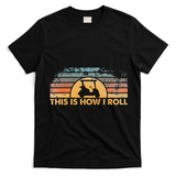 This Is How I Roll Vintage Golf Cart T-Shirt - Black