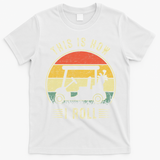This Is How I Roll Golf Car Funny Golfers T-Shirt - White