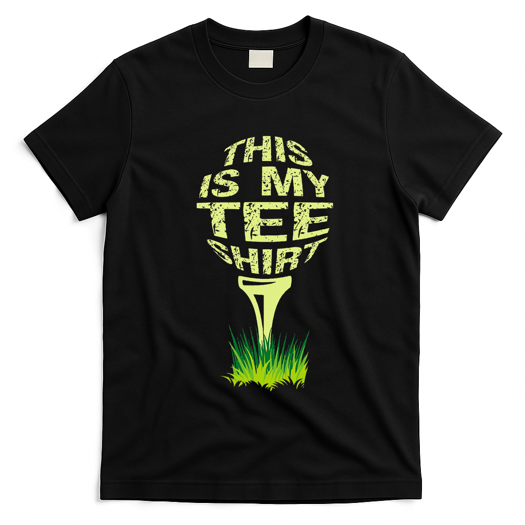 This Is My Golfer T-Shirt - Black