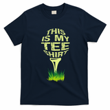 This Is My Golfer T-Shirt - Navy Blue
