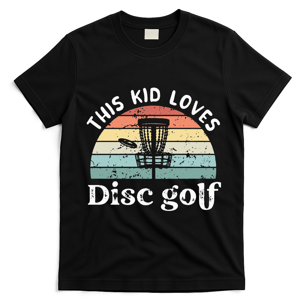 This loves Disc golf T-Shirt - Black