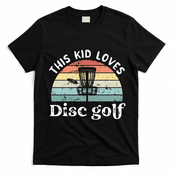 This loves Disc golf T-Shirt - Black