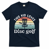 This loves Disc golf T-Shirt - Navy Blue