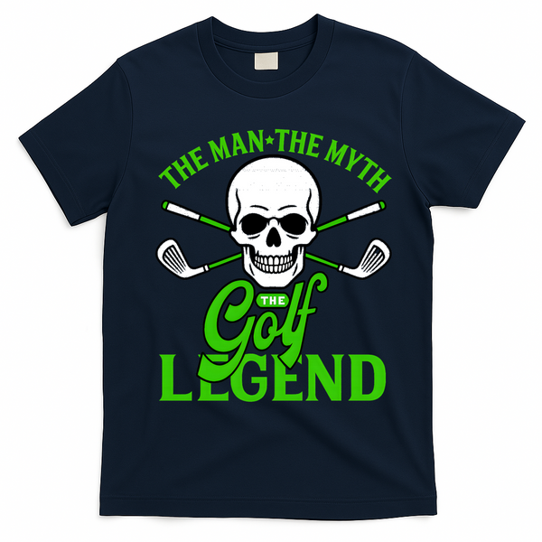 The Man The Myth The Golf Legend T-Shirt - Navy Blue