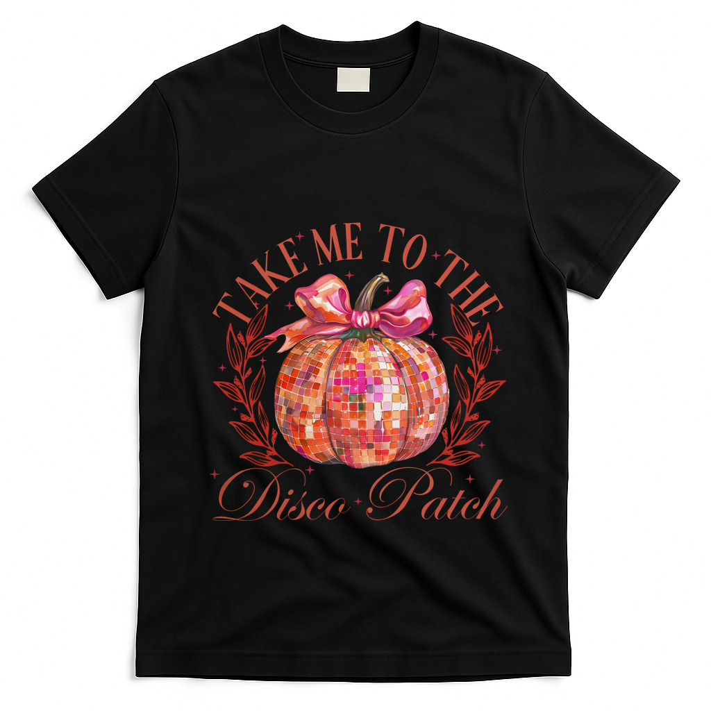Take Me To The Pumpkin Patch T-Shirt - Black