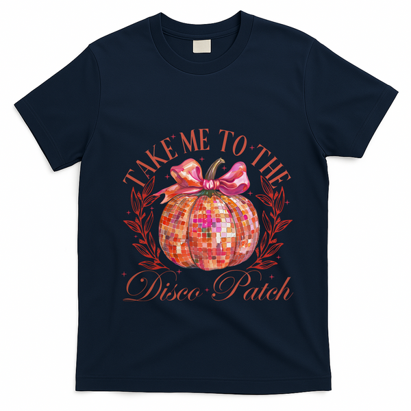 Take Me To The Pumpkin Patch T-Shirt - Navy Blue