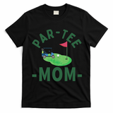 The Par Mom Hole In One Golf Parents Matching Family T-Shirt - Black