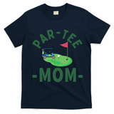 The Par Mom Hole In One Golf Parents Matching Family T-Shirt - Navy Blue