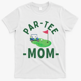 The Par Mom Hole In One Golf Parents Matching Family T-Shirt - White