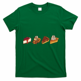 Thanksgiving Pie Pumpkin T-Shirt - Irish Green