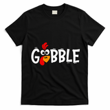 Turkey Trot Hilarious Thanksgiving Gathering T-Shirt - Black
