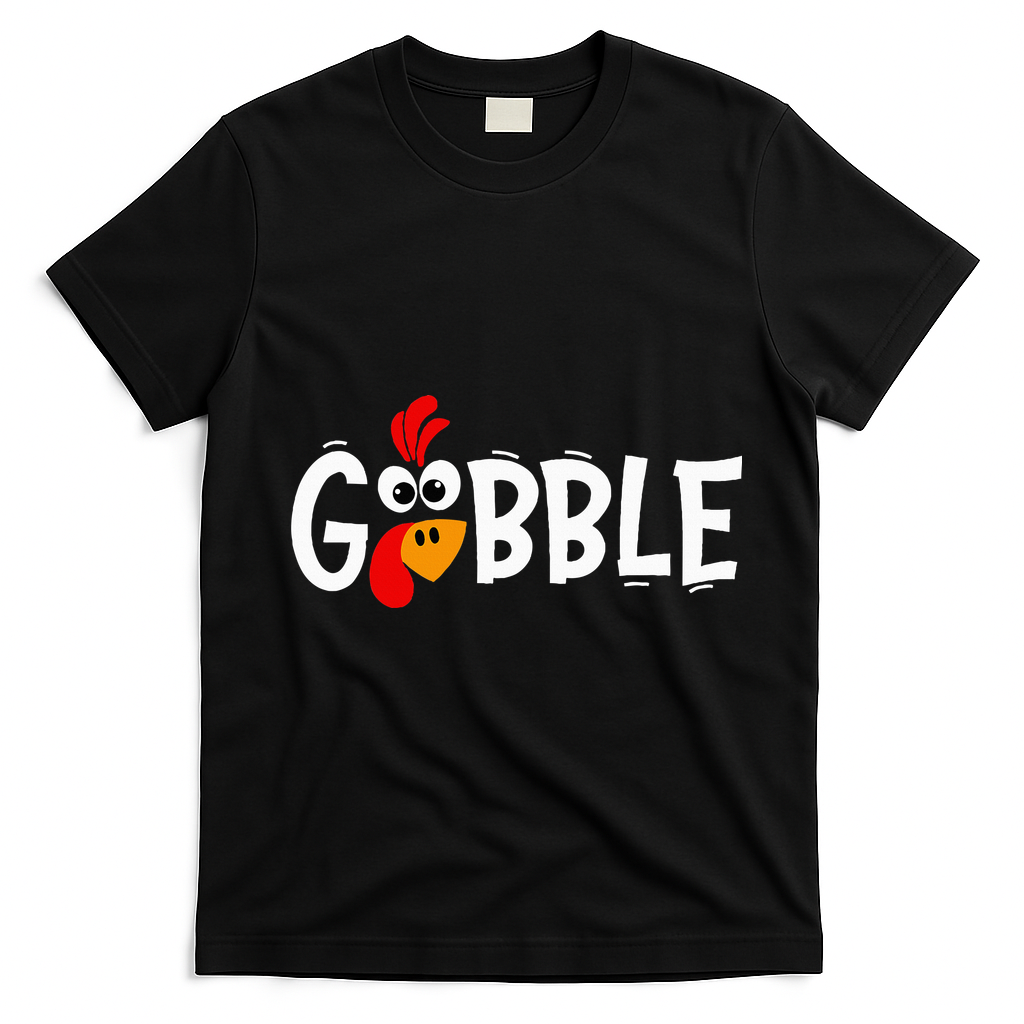 Turkey Trot Hilarious Thanksgiving Gathering T-Shirt - Black