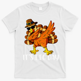 Thanksgiving Turkey Trot Fun Family Leg Day Workout T-Shirt - White