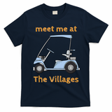 The Villages Florida Retirement Community T-Shirt - Navy Blue