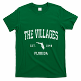 The Villages Florida Fl Vintage Sports T-Shirt - Irish Green