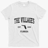 The Villages Florida Fl Vintage Sports T-Shirt - White