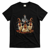 Tonight We Fly Halloween Chicken Fall Farm Animals T-Shirt - Black