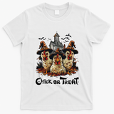 Tonight We Fly Halloween Chicken Fall Farm Animals T-Shirt - White