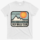 Vintage 40th Birthday Old Balls Club 40 Years Of Awesome T-Shirt - White
