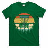 Vintage Disc Golf Retro Graphic T-Shirt - Irish Green