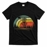 Vintage Disc Golf Shirt Frolf Flying Disc Sport Lover T-Shirt - Black